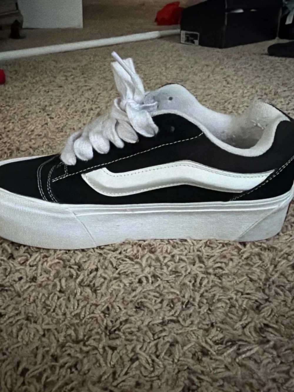 Vans simple white rubber